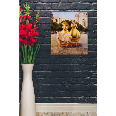 Image of 'Tourists' by Lucia Heffernan, Canvas Wall Art,20 x 24