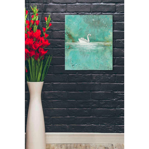 Image of 'Serenity Lake' by Britt Hallowell, Canvas Wall Art,20 x 24