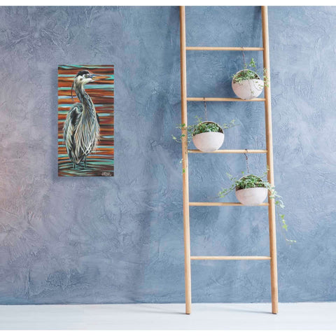 Image of 'Watchful Heron I' by Carolee Vitaletti, Giclee Canvas Wall Art