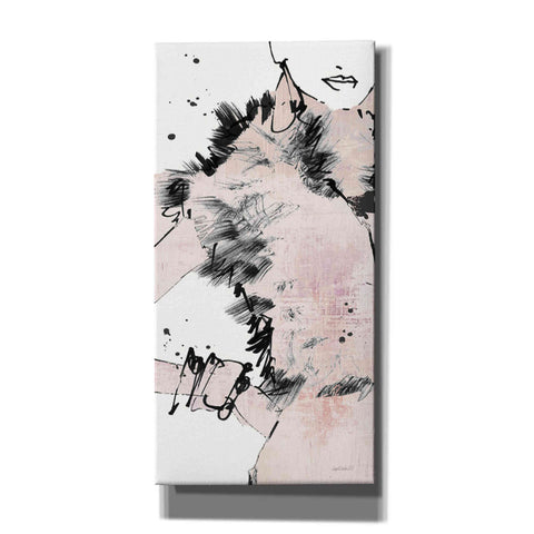 Image of 'Fashion Strokes VIII Pastel Pink' by Anne Tavoletti, Canvas Wall Art,20 x 40