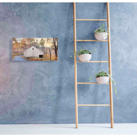 Image of 'Fall at the Barn' by Lori Deiter, Canvas Wall Art,40 x 20