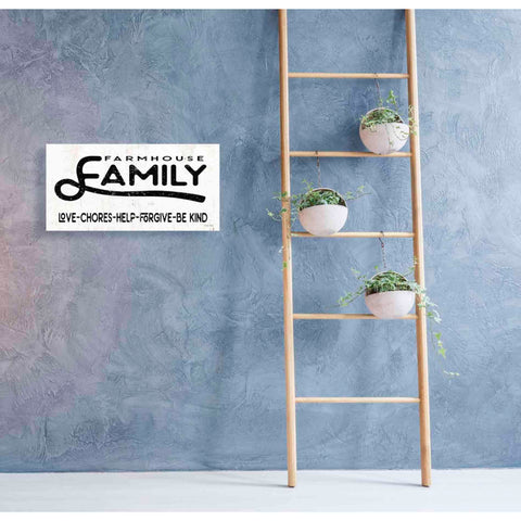 Image of 'Farmhouse Family' by Cindy Jacobs, Canvas Wall Art,40 x 20