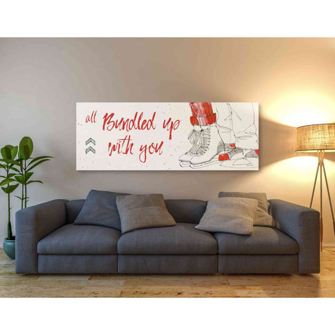 Image of 'Winter Fashion VIII' by Anne Tavoletti, Canvas Wall Art,60 x 20