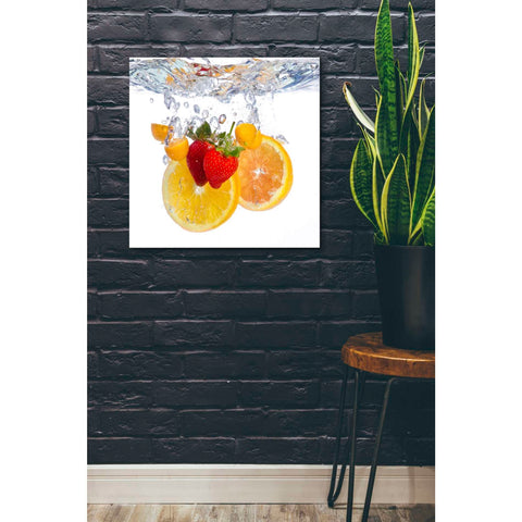 Image of 'Fruit Splash I' Giclee Canvas Wall Art