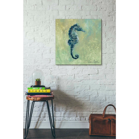 Image of 'Indigo Sea Life I' by Silvia Vassileva, Canvas Wall Art,26 x 26