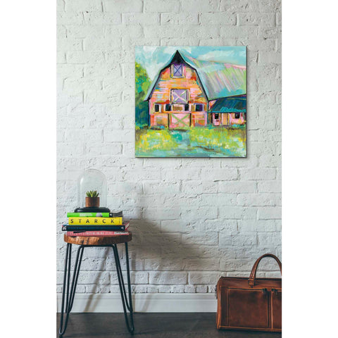 Image of "Going to the Country II" by Jeanette Vertentes, Giclee Canvas Wall Art