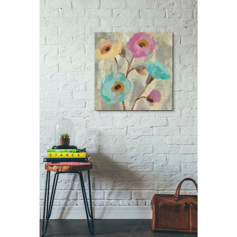 Image of 'Fog and Flowers II' by Silvia Vassileva, Canvas Wall Art,26 x 26