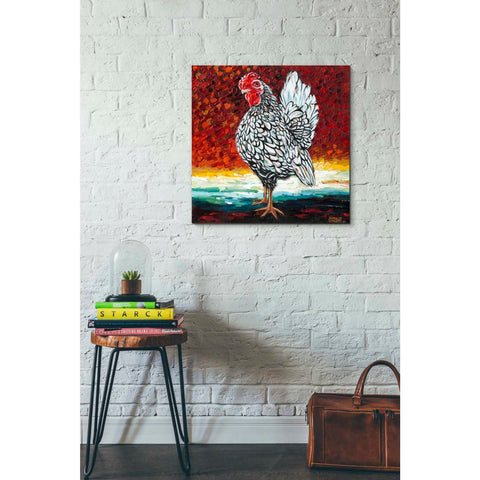 Image of 'Fancy Chicken II' by Carolee Vitaletti, Giclee Canvas Wall Art
