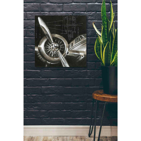 Image of 'Aerial Navigation I' by Ethan Harper, Canvas Wall Art,26 x 26