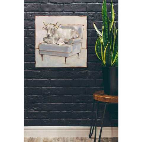 Image of 'Moo-ving In III' by Ethan Harper, Canvas Wall Art,26 x 26