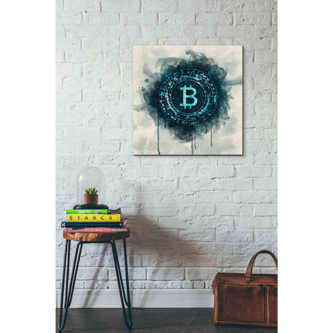 Image of 'Bitcoin Era' by Surma and Guillen, Canvas Wall Art,26 x 26