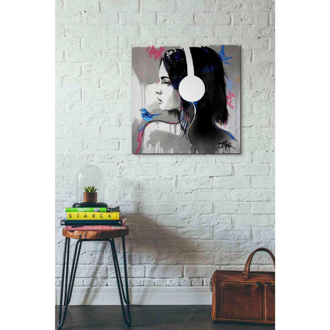 Image of 'Life is Music' by Loui Jover, Canvas Wall Art,26 x 26