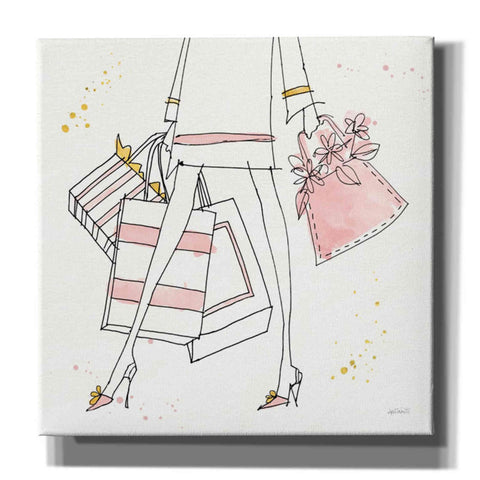 Image of 'Fashion Feet II' by Anne Tavoletti, Canvas Wall Art,26 x 26