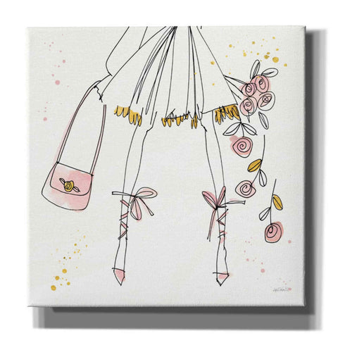 Image of 'Fashion Feet IV' by Anne Tavoletti, Canvas Wall Art,26 x 26