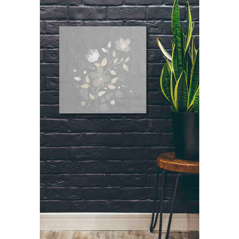 Image of 'Flower Bunch on Linen I' by Bluebird Barn, Canvas Wall Art,26 x 26