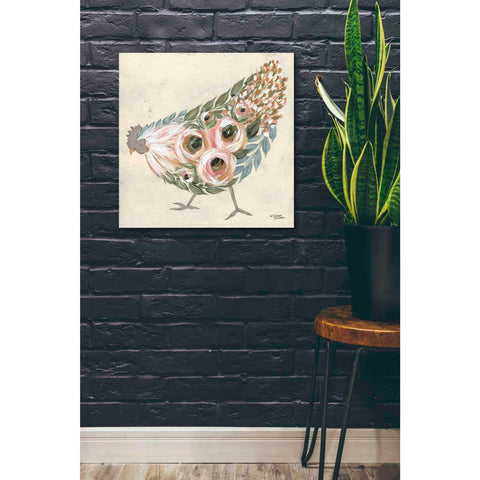 Image of 'Astrid the Hen' by Michele Norman, Canvas Wall Art,26 x 26