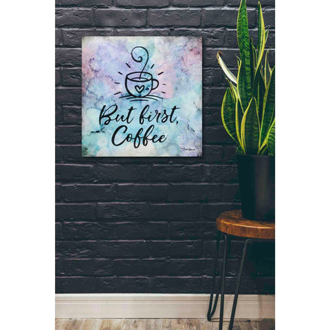 Image of 'But First Coffee' by Britt Hallowell, Canvas Wall Art,26 x 26