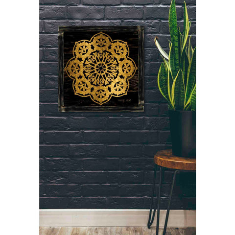 Image of 'Gold Mandala I' by Cindy Jacobs, Canvas Wall Art,26 x 26
