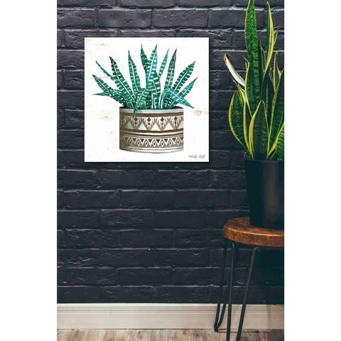 Image of 'Mud Cloth Vase V' by Cindy Jacobs, Giclee Canvas Wall Art