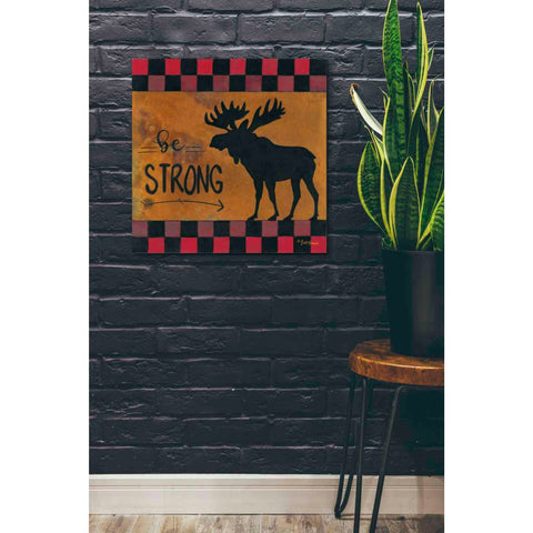 Image of 'Be Strong' by Britt Hallowell, Canvas Wall Art,26 x 26