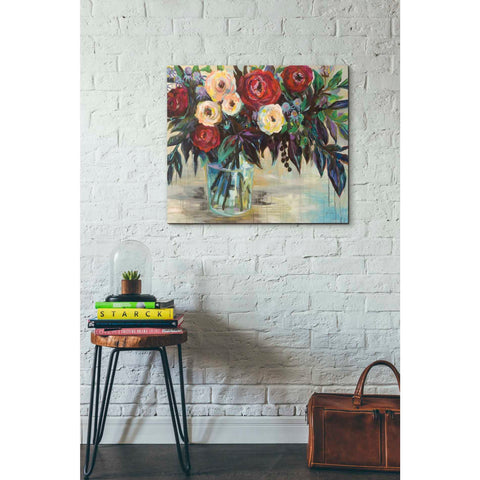 Image of "Winter Floral Crop" by Jeanette Vertentes, Giclee Canvas Wall Art