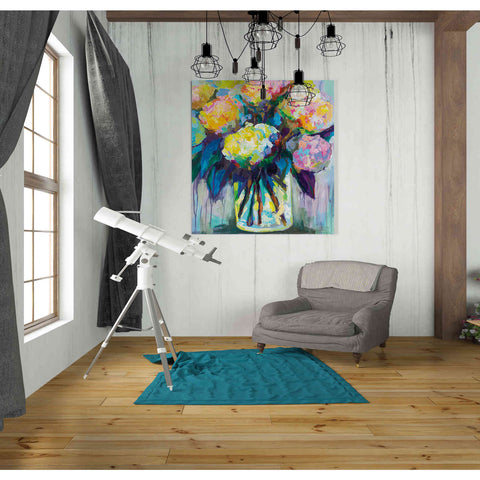 Image of "Full of Hydrangeas" by Jeanette Vertentes, Canvas Wall Art,26 x 30