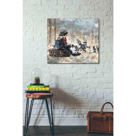 Image of 'Waiting for the Train' by Alexander Gunin, Canvas Wall Art,30 x 26