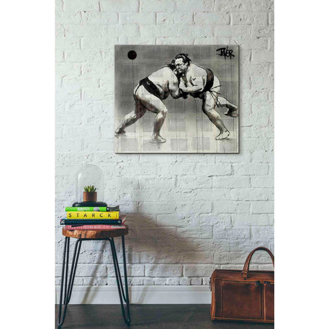 Image of 'Sumo' by Loui Jover, Canvas Wall Art,30 x 26