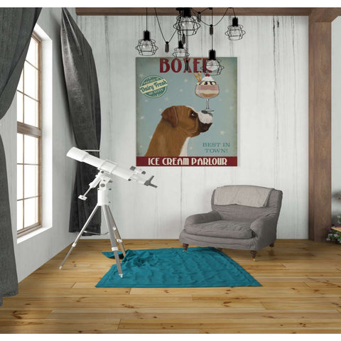 Image of 'Boxer Ice Cream,' by Fab Funky, Giclee Canvas Wall Art