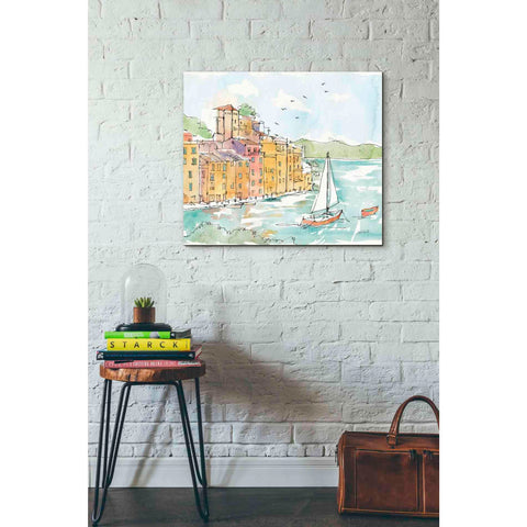 Image of 'Portofino II Crop' by Anne Tavoletti, Giclee Canvas Wall Art