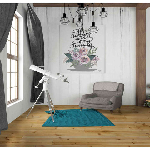 Image of 'His Mercies are New Every Morning' by Michele Norman, Canvas Wall Art,26 x 30