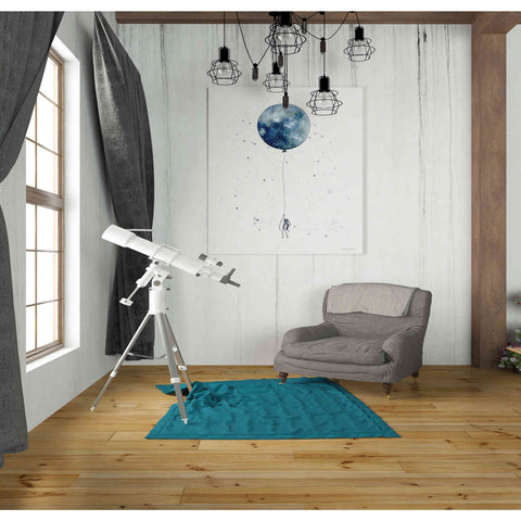 Image of 'Moon Balloon' by Rachel Nieman, Canvas Wall Art,26 x 30