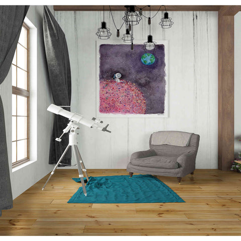 Image of 'Sitting on a Flower Moon' by Rachel Nieman, Canvas Wall Art,26 x 30