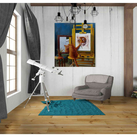 Image of 'Norman Catwell' by Lucia Heffernan, Canvas Wall Art,26 x 30