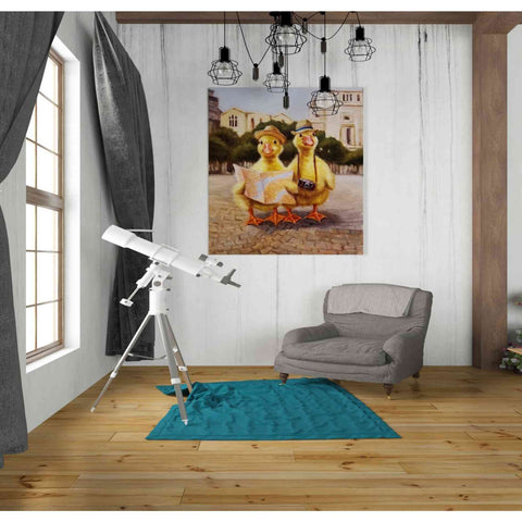 Image of 'Tourists' by Lucia Heffernan, Canvas Wall Art,26 x 30