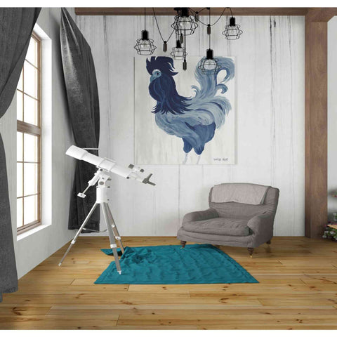 Image of 'Green & Purple Rooster II' by Cindy Jacobs, Canvas Wall Art,26 x 30