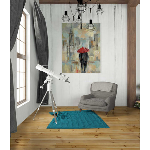 Image of "Rain in the City I" by Silvia Vassileva, Canvas Wall Art,26 x 34