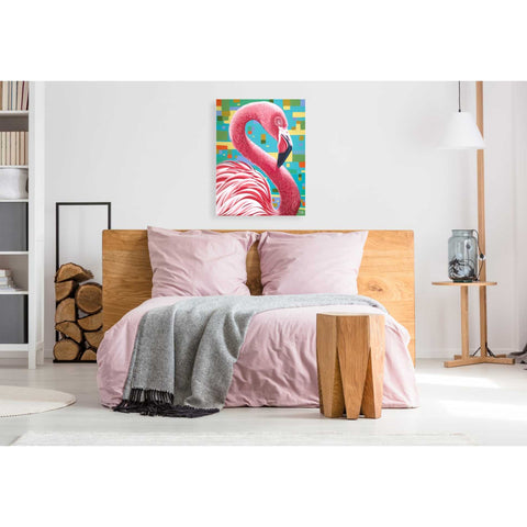 Image of 'Fabulous Flamingos I' by Carolee Vitaletti, Giclee Canvas Wall Art
