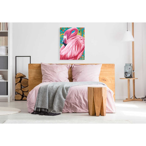 Image of 'Fabulous Flamingos II' by Carolee Vitaletti, Giclee Canvas Wall Art