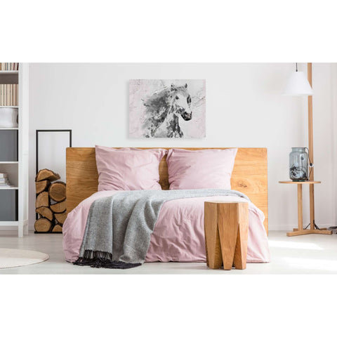 Image of 'White Stallion 1' by Irena Orlov, Canvas Wall Art,34 x 26