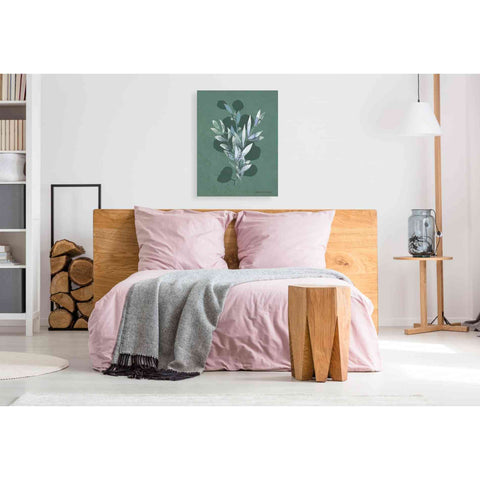 Image of 'Watercolor Greenery Series Dark I' by Bluebird Barn, Canvas Wall Art,26 x 34