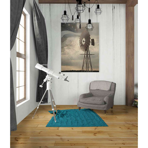 Image of 'Land That I Love Windmill I' by Lori Deiter, Canvas Wall Art,26 x 34