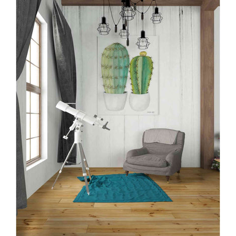 Image of 'Cactus Love' by Cindy Jacobs, Giclee Canvas Wall Art