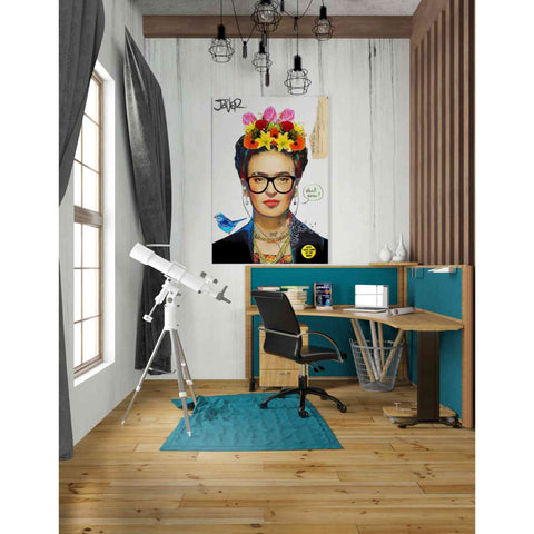 Image of 'Hipsta Frida' by Loui Jover, Canvas Wall Art,26 x 40