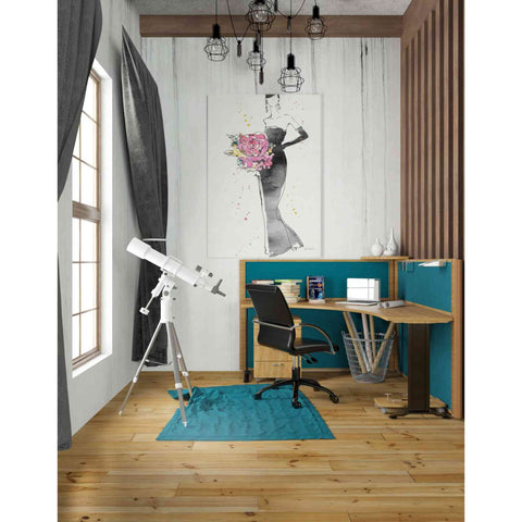 Image of 'Floral Fashion III' by Anne Tavoletti, Canvas Wall Art,26 x 40