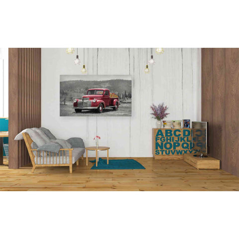 Image of 'American Made with Flowers' by Lori Deiter, Canvas Wall Art,40 x 26