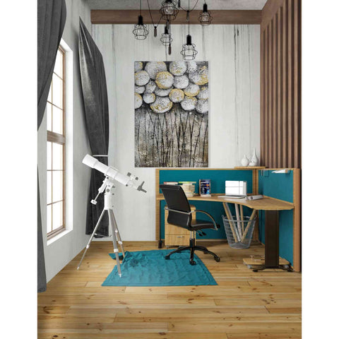 Image of 'Bubble Trees in White' by Britt Hallowell, Canvas Wall Art,26 x 40