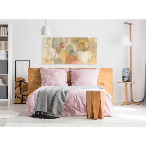 Image of "Fresco Bubbles" by Silvia Vassileva, Canvas Wall Art,60 x 30