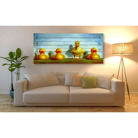 Image of 'The Big Lineup' by Lucia Heffernan, Canvas Wall Art,60 x 30