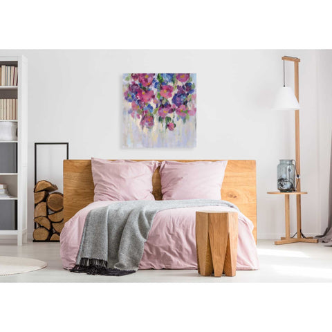 Image of 'Pink and Blue I' by Silvia Vassileva, Canvas Wall Art,37 x 37